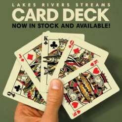 Lakes Rivers Streams Card Deck -Aero Fly Tackle 000164992120EB9A L