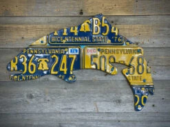 Cody Richardson Art - Pennsylvania Trout License Plate Art - 24"