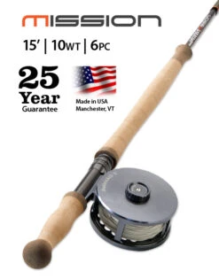 ORVIS MISSION 15FT 10WT - 6PC