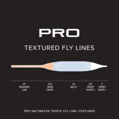 ORVIS PRO SALTWATER TROPIC TEXTURED FLY LINE -Aero Fly Tackle 2SK69VF alt2