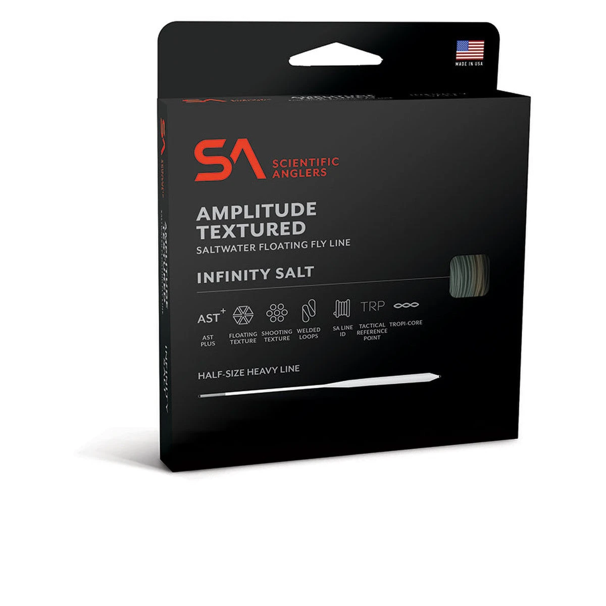 SCIENTIFIC ANGLERS AMPLITUDE INFINITY SALT - BLACK / SAND / HORIZON 3 SCIENTIFIC ANGLERS AMPLITUDE INFINITY SALT - BLACK / SAND / HORIZON