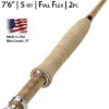 ORVIS BAMBOO ADIRONDACK 7ft 6in 5wt - 2pc FULL FLEX 2 ORVIS BAMBOO ADIRONDACK 7ft 6in 5wt - 2pc FULL FLEX -Aero Fly Tackle 9732SF5rod