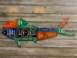 Cody Richardson Art - Florida Mahi Mahi License Plate Art