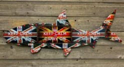 Cody Richardson Art - Keep Calm And Carry On Bonefish License Plate Art