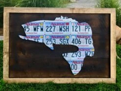 Cody Richardson Art - Arkansas Largemouth Bass License Plate Art