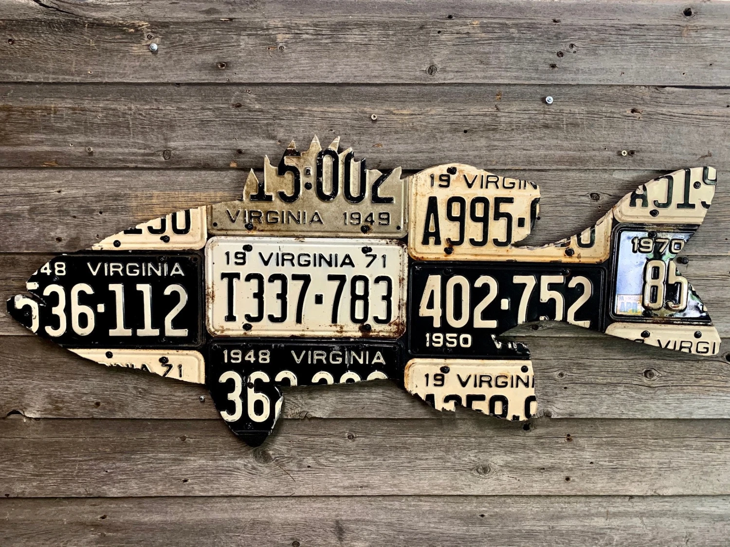 Cody Richardson Art - Virginia Smallmouth Bass License Plate Art 3 Cody Richardson Art - Virginia Smallmouth Bass License Plate Art