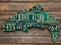 Cody Richardson Art - Vermont Trout License Plate Art