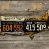 Cody Richardson Art - Antique Virginia Pike/Muskie License Plate Art 1 Cody Richardson Art - Antique Virginia Pike/Muskie License Plate Art -Aero Fly Tackle IMG 1142