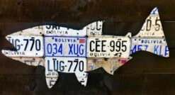 Cody Richardson Art - Bolivia Golden Dorado License Plate Art