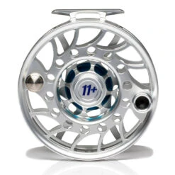 Hatch Iconic 11 Plus Fly Reel -Aero Fly Tackle Iconic11PlusReelClearBlueMidArborBack