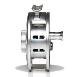 Hatch Iconic 3 Plus Fly Reel -Aero Fly Tackle Iconic3PlusReelClearBlueLargeArborSide