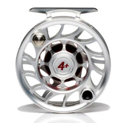 Hatch Iconic 4 Plus Fly Reel -Aero Fly Tackle Iconic4PlusReelClearRedLargeArborBack