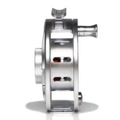 Hatch Iconic 4 Plus Fly Reel -Aero Fly Tackle Iconic4PlusReelClearRedLargeArborSide