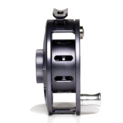Hatch Iconic 4 Plus Fly Reel -Aero Fly Tackle Iconic4PlusReelGreyBlackLargeArborSide