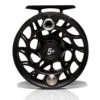 Hatch Iconic 5 Plus Fly Reel -Aero Fly Tackle Iconic5PlusReelBlackSilverLargeArborBack
