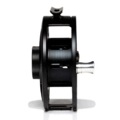 Hatch Iconic 7 Plus Fly Reel -Aero Fly Tackle Iconic7PlusReelBlackSilverMidArborSide