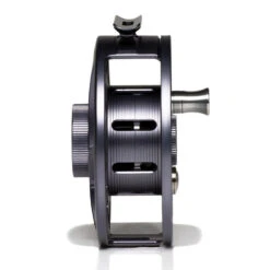 Hatch Iconic 7 Plus Fly Reel -Aero Fly Tackle Iconic7PlusReelGreyBlackMidArborSide
