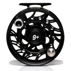 Hatch Iconic 9 Plus Fly Reel -Aero Fly Tackle Iconic9PlusReelBlackSilverMidArborBack