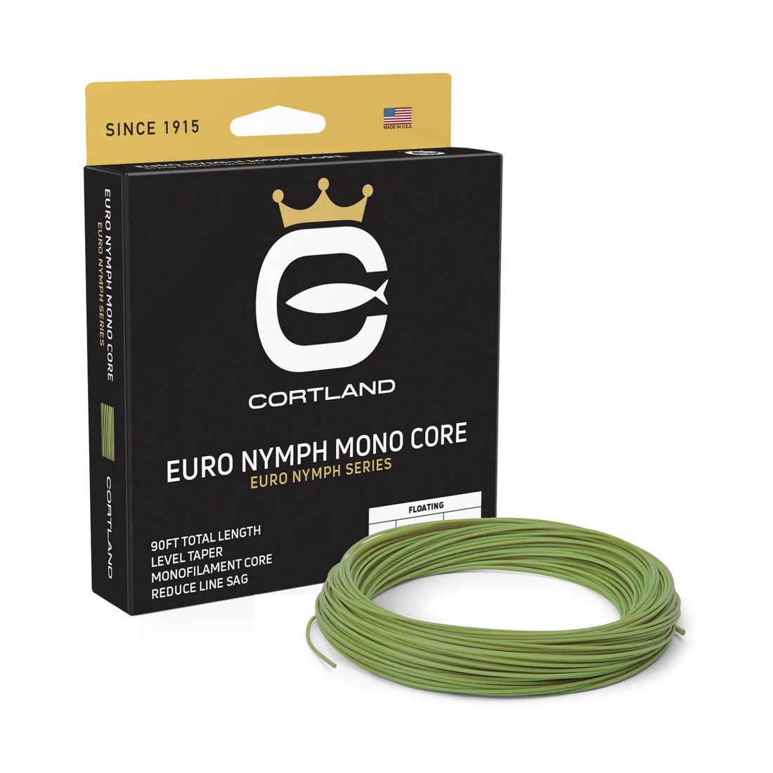 CORTLAND EURO NYMPH MONO CORE 90 Ft 3 CORTLAND EURO NYMPH MONO CORE 90 Ft
