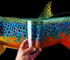 DeYoung Pilsner Glass - Flank -Aero Fly Tackle NewBrownPilsner