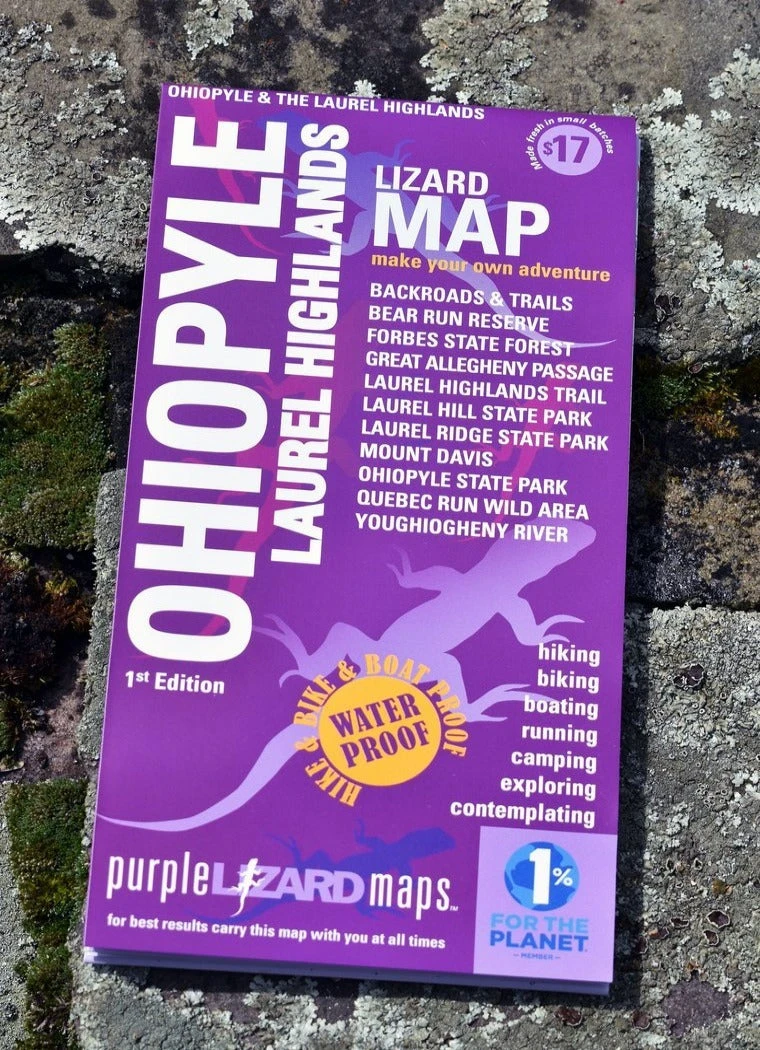 Purple Lizard Map - Ohiopyle/Laurel Highlands 3 Purple Lizard Map - Ohiopyle/Laurel Highlands