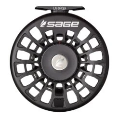 Sage Enforcer Fly Reel 11-12wt -Aero Fly Tackle Sage ENFORCER Reel Stealth Back