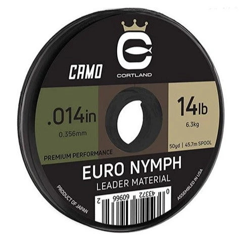 CORTLAND EURO NYMPH LEADER MATERIAL NYLON 3 CORTLAND EURO NYMPH LEADER MATERIAL NYLON