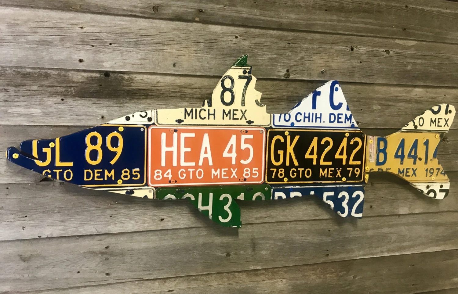 Cody Richardson Art - Mexico Snook License Plate Art 3 Cody Richardson Art - Mexico Snook License Plate Art