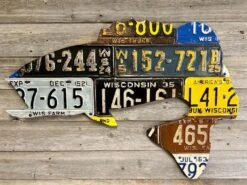 Cody Richardson Art - Wisconsin Largemouth Bass License Plate Art