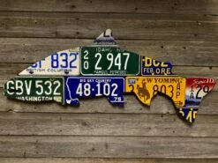 Cody Richardson Art - Pacific Northwest Steelhead License Plate Art