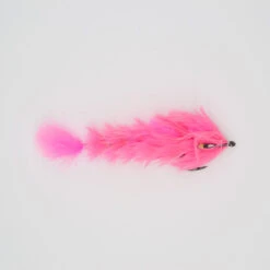 Chockletts Feather Changer (LARGE Double Hook) -Aero Fly Tackle pink feather changer