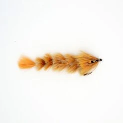 Chockletts Feather Changer (LARGE Double Hook) -Aero Fly Tackle tan feather small DSC 0125 2